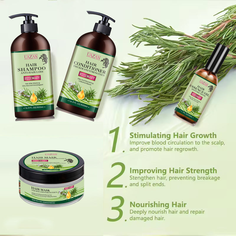 Rosemary Hair Growth Set – Anti Hair Fall & Thickening Care