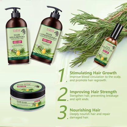 Rosemary Hair Growth Set – Anti Hair Fall & Thickening Care