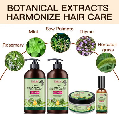 Rosemary Hair Growth Set – Anti Hair Fall & Thickening Care